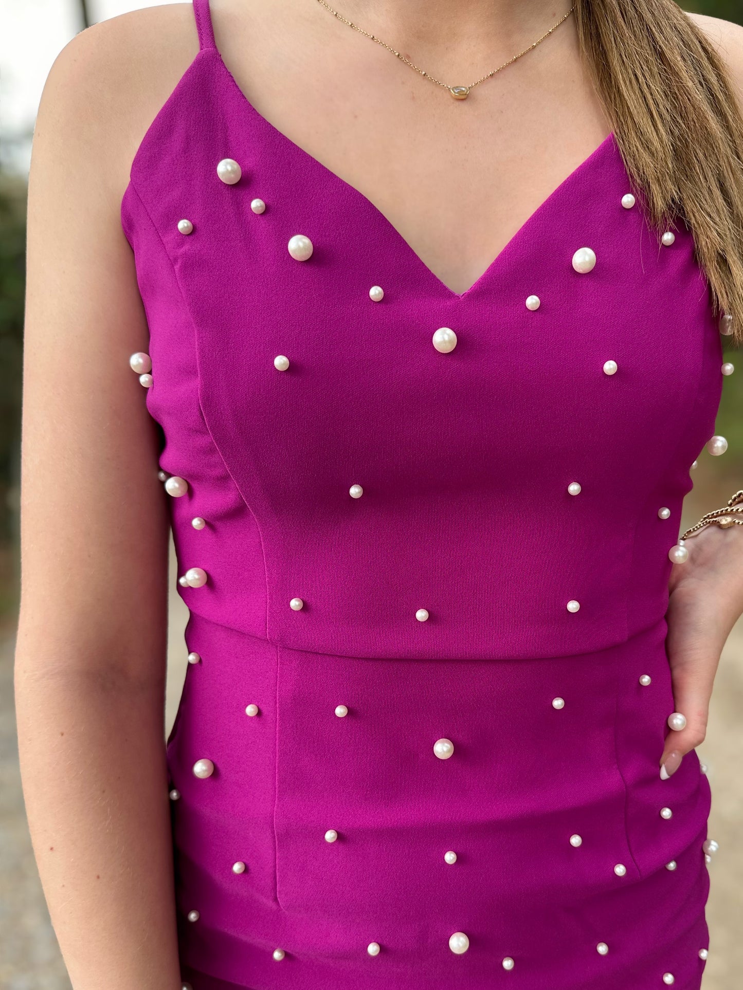Dripping in Pearls Dress