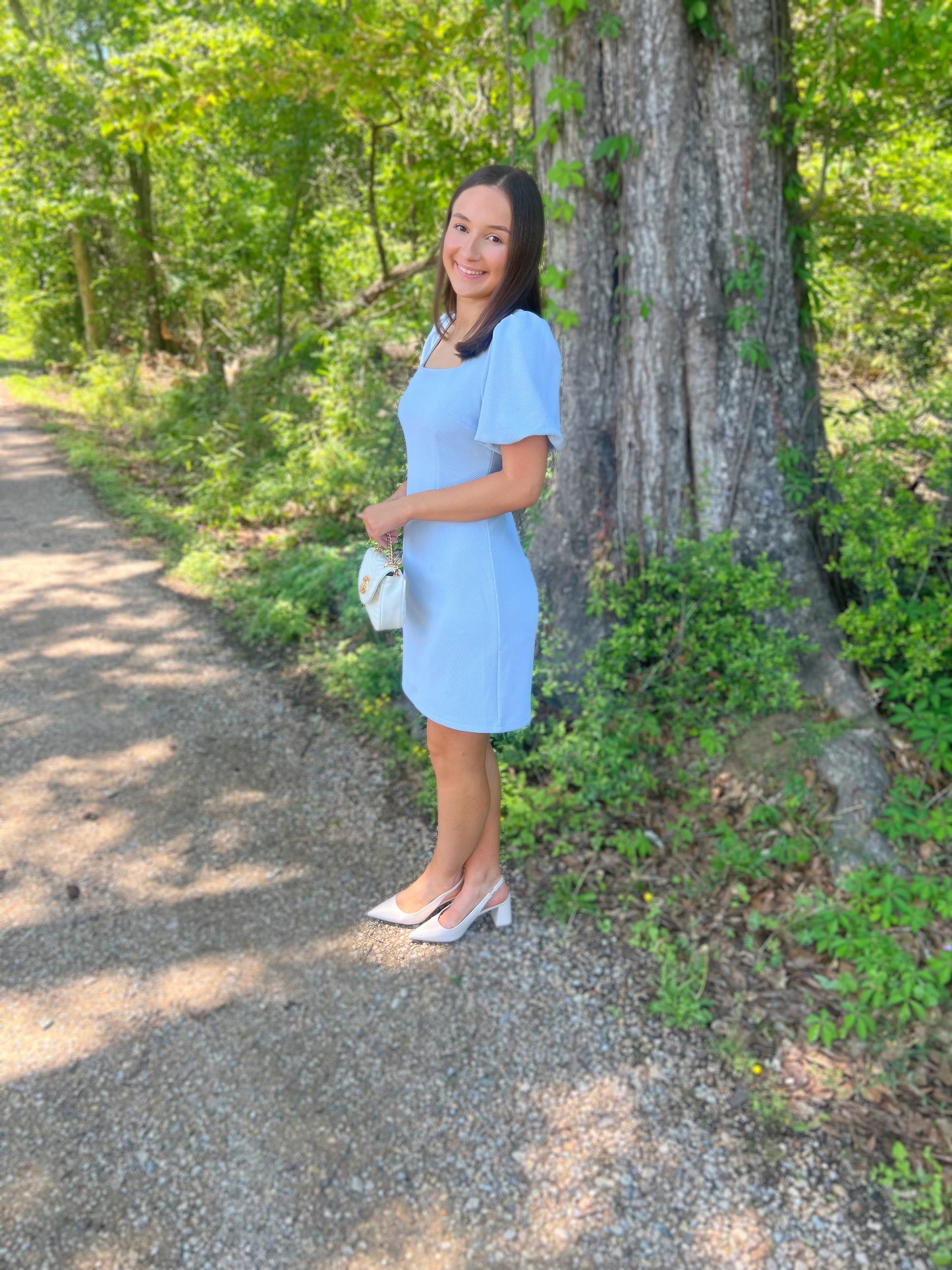 LARGE - Bluetiful Knit Dress