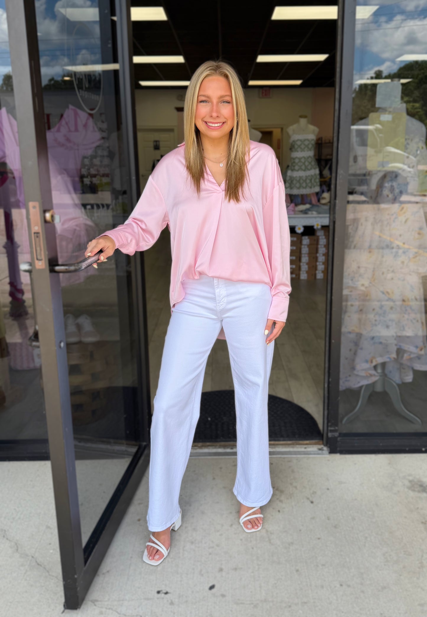 Cute in Carnation Blouse