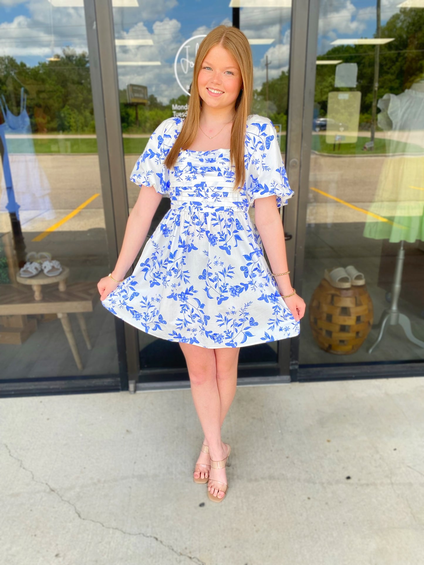 Leya Floral Mini Dress