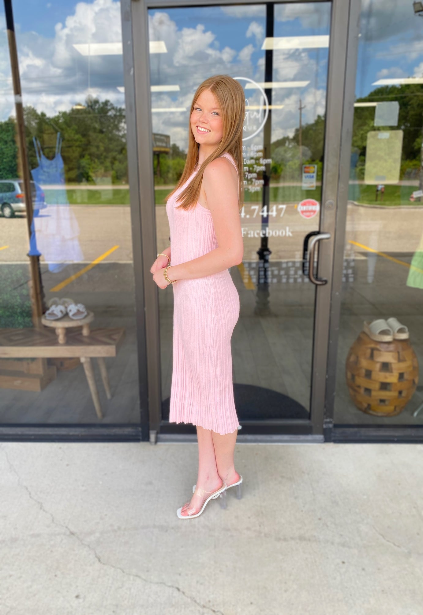 Simply Rose Midi Dress