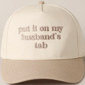 Put it on My Husband's Tab Trucker Hat