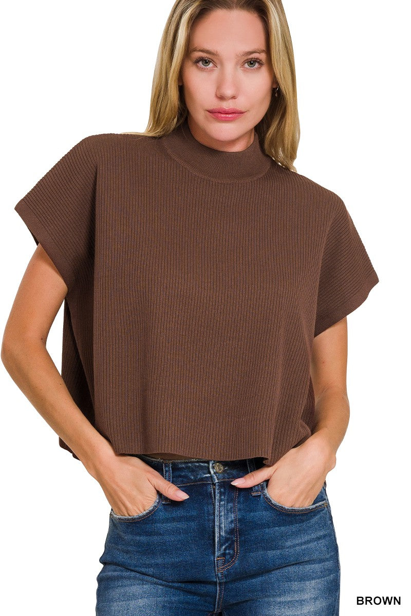 Cate Mock Neck Top