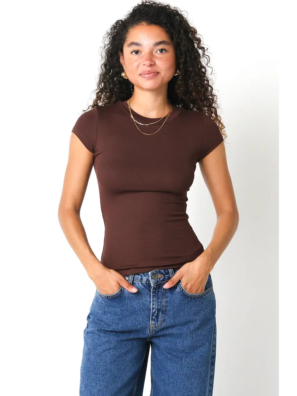 Sabrina Ribbed Top