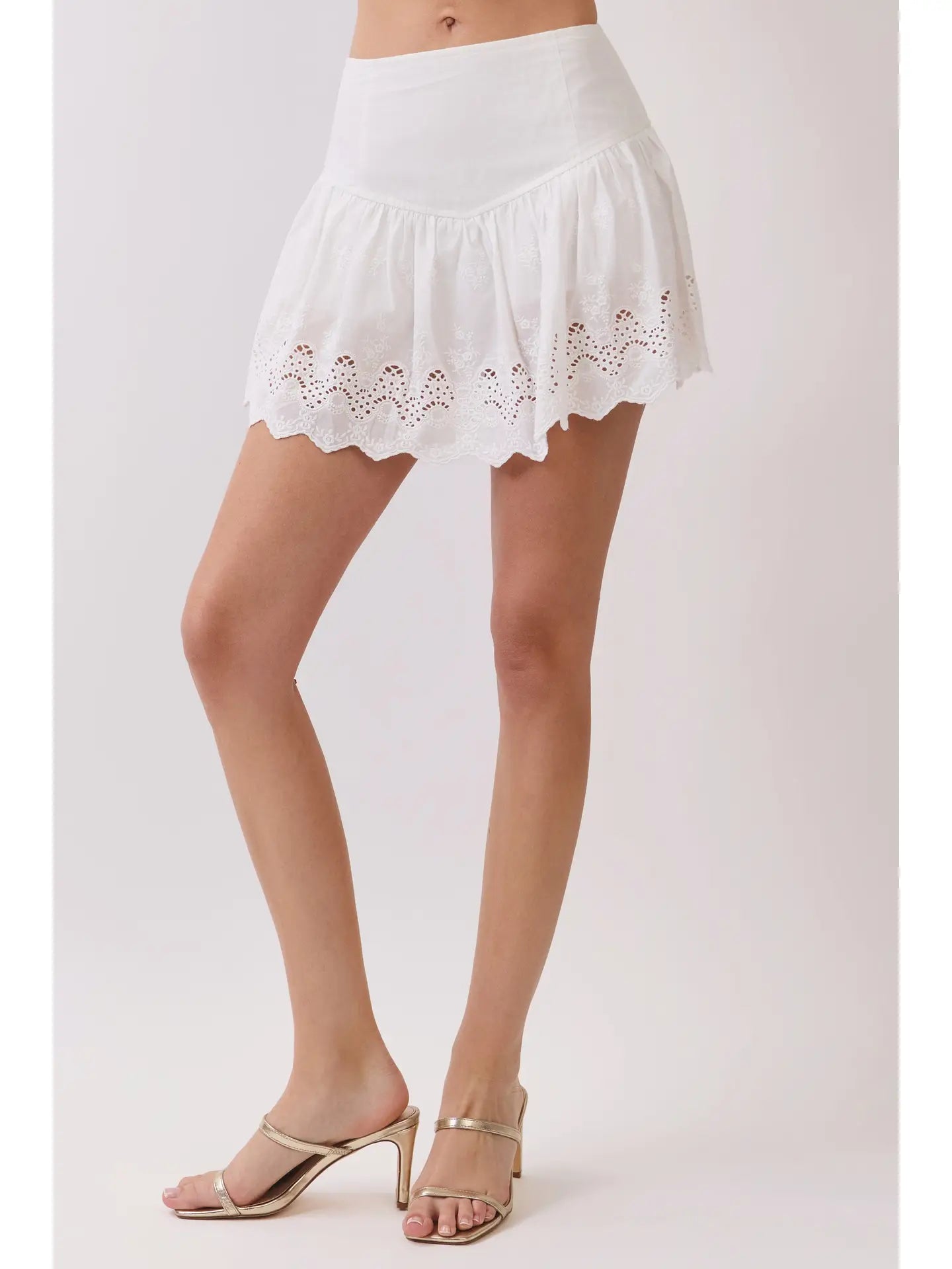 Elise Eyelet Skirt