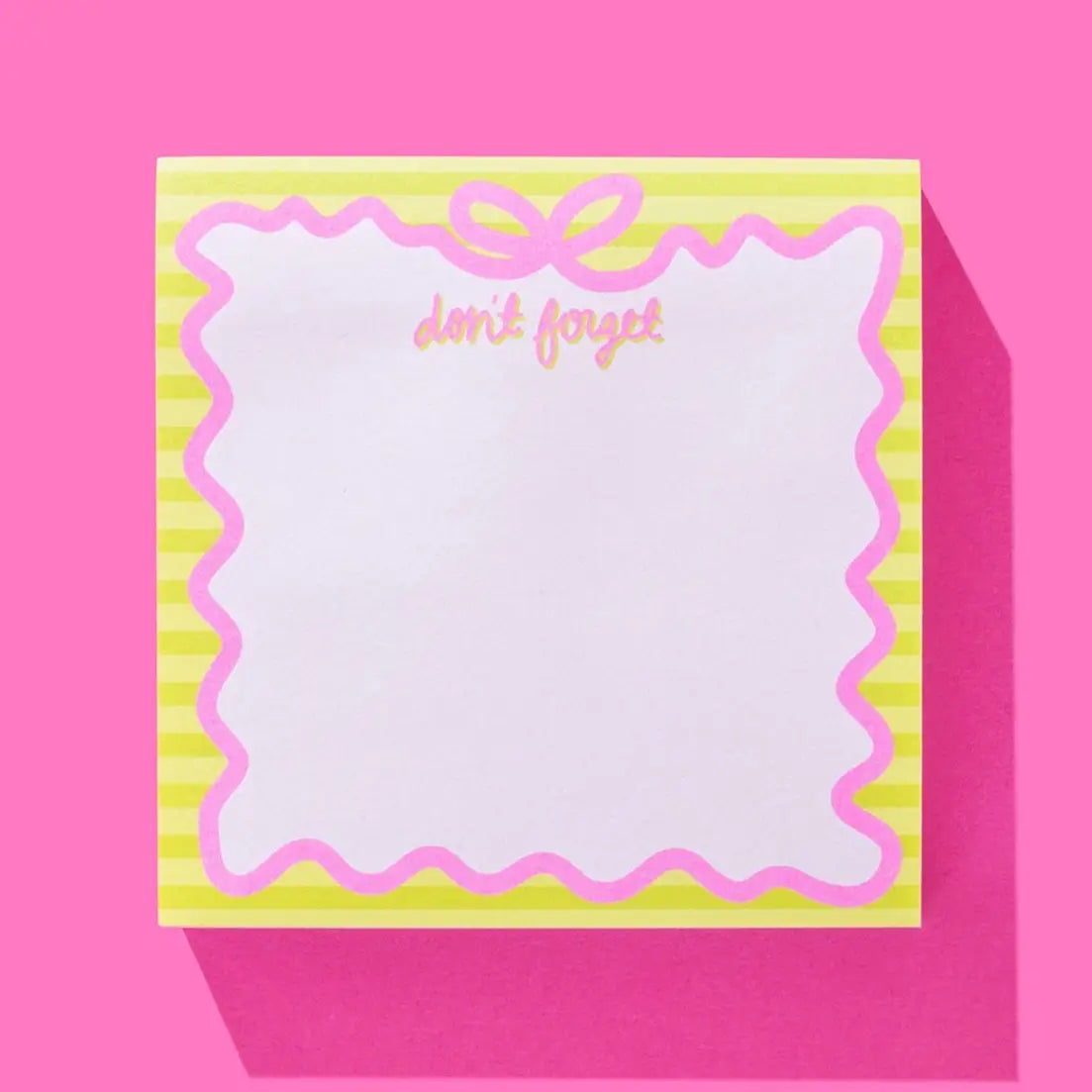 Don't Forget Sticky Note Pad