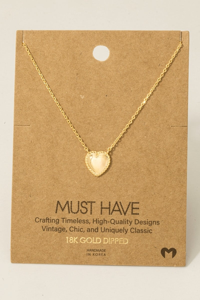 Golden Heart Necklace