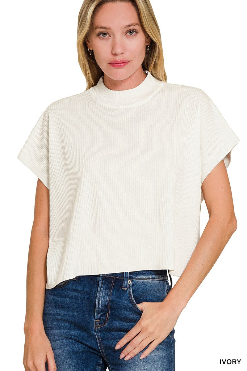 Cate Mock Neck Top