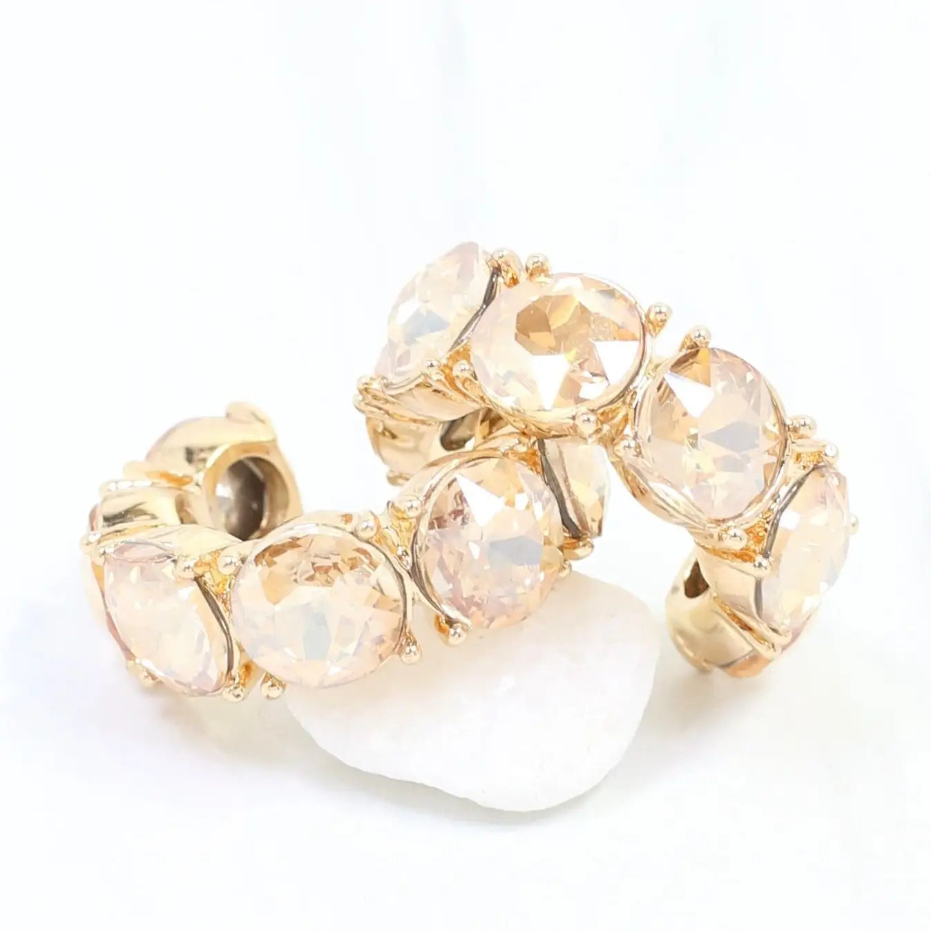 Kadis Crystal Hoops