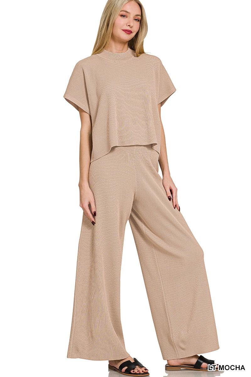Suzanne Mock Neck Set