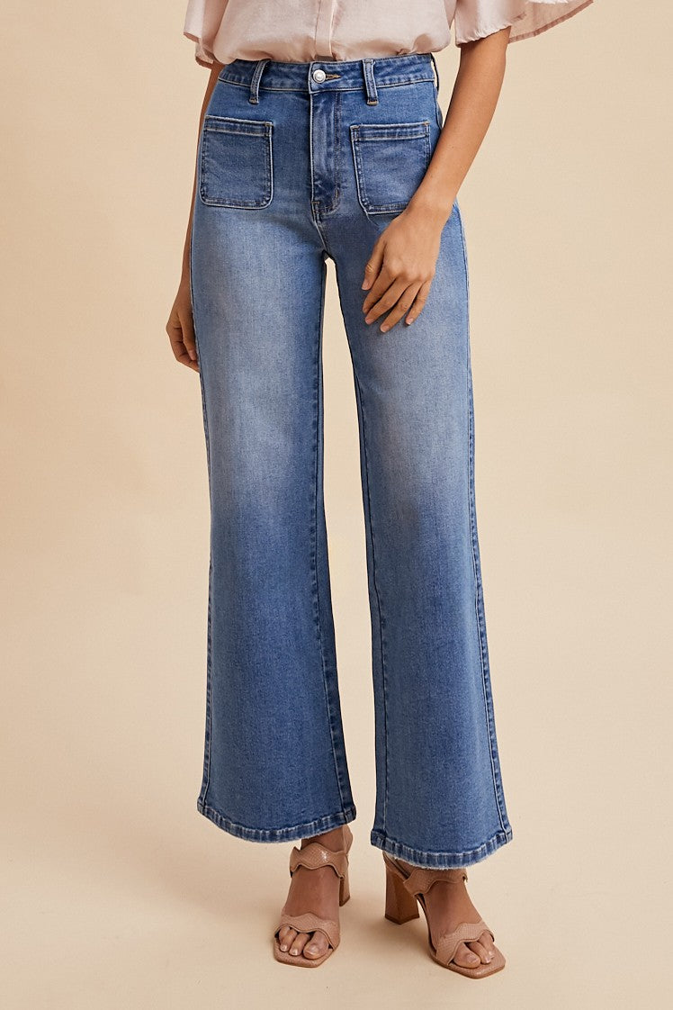 Paige Wide Leg Jeans