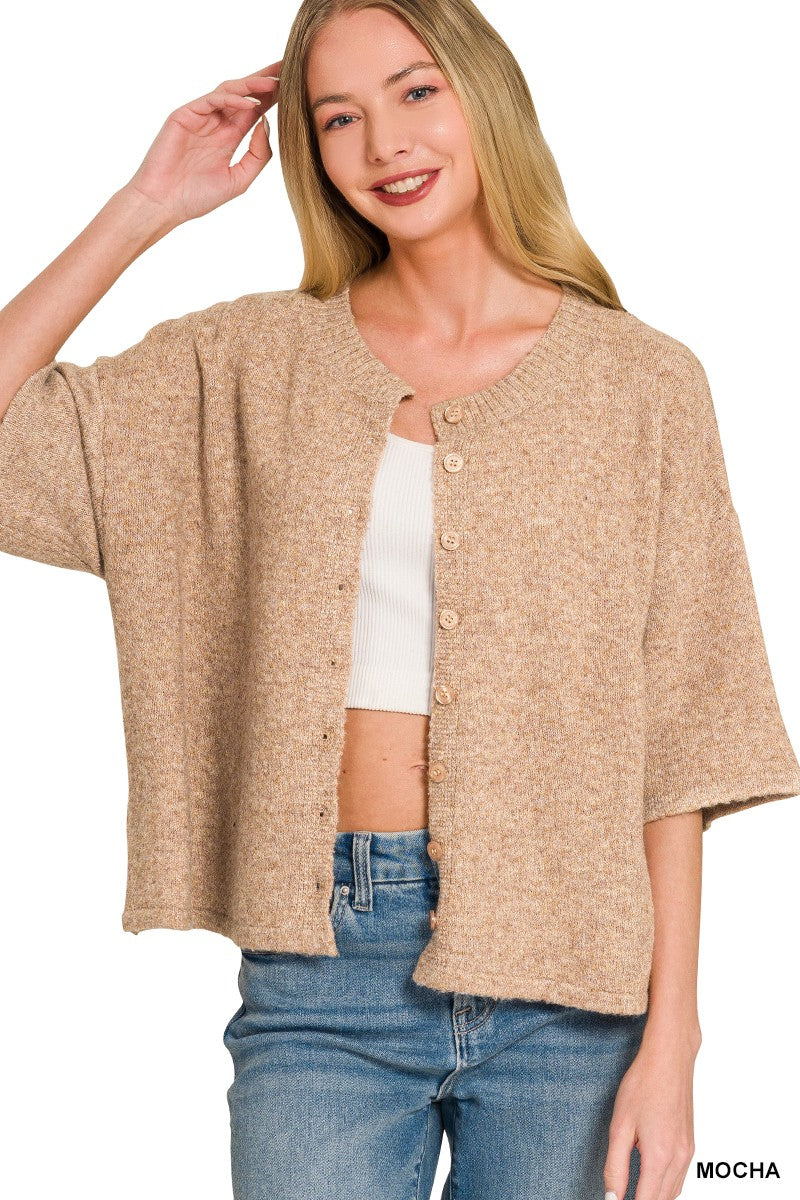 Surreal Short Sleeve Sweater