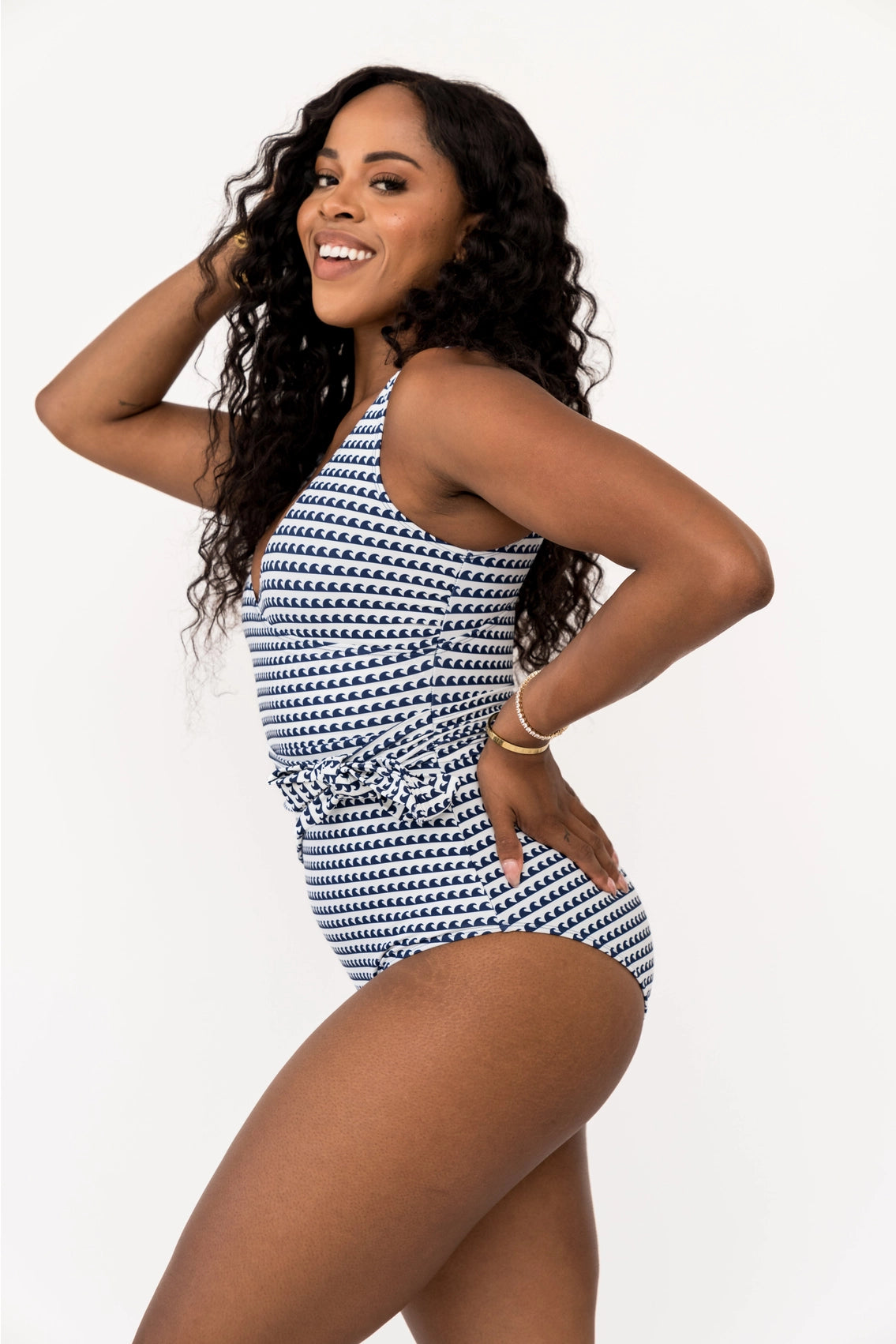Ellis Wrap One Piece Swimsuit