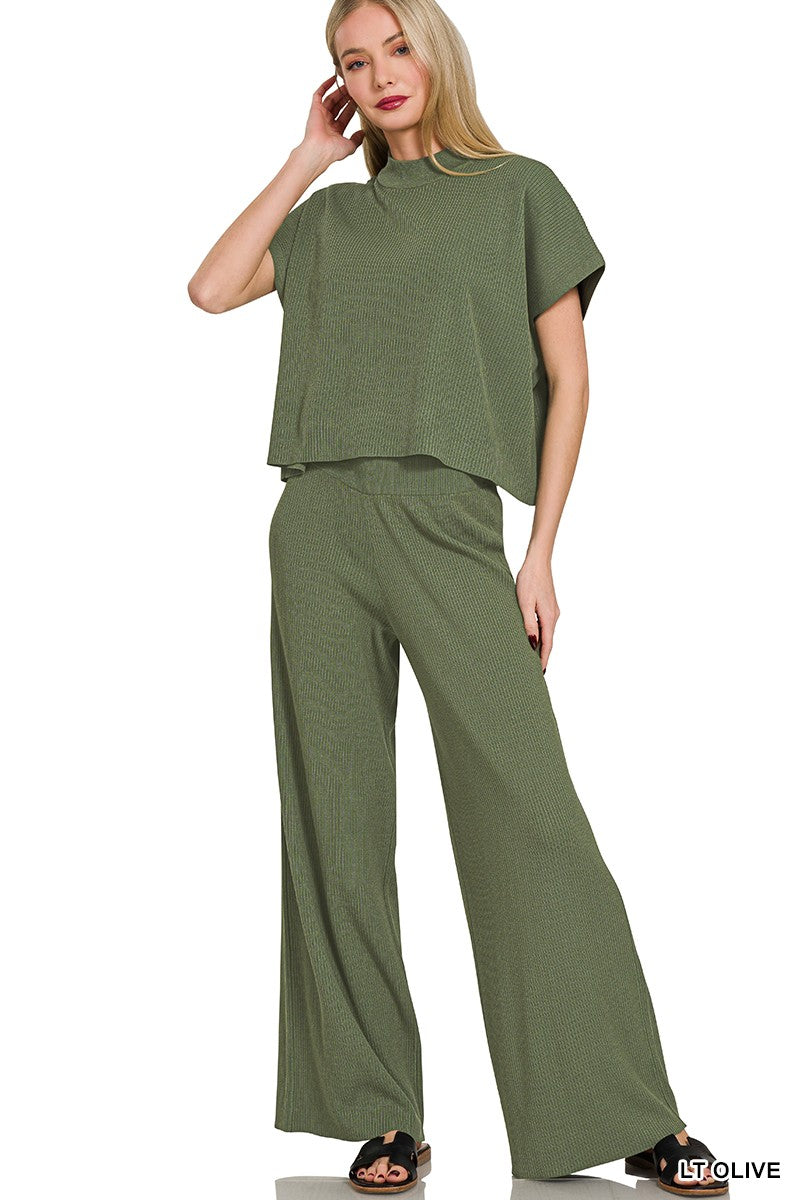 Suzanne Mock Neck Set
