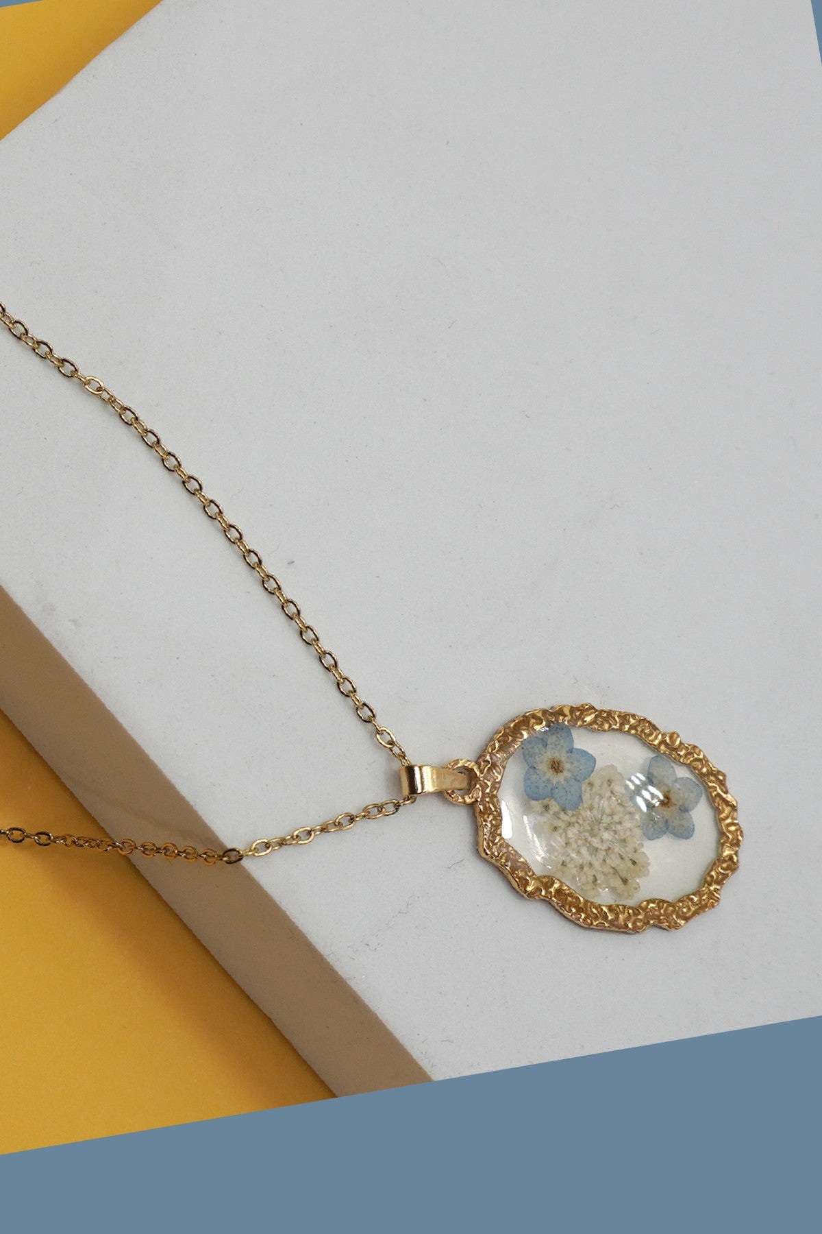 Golden Floral Necklace