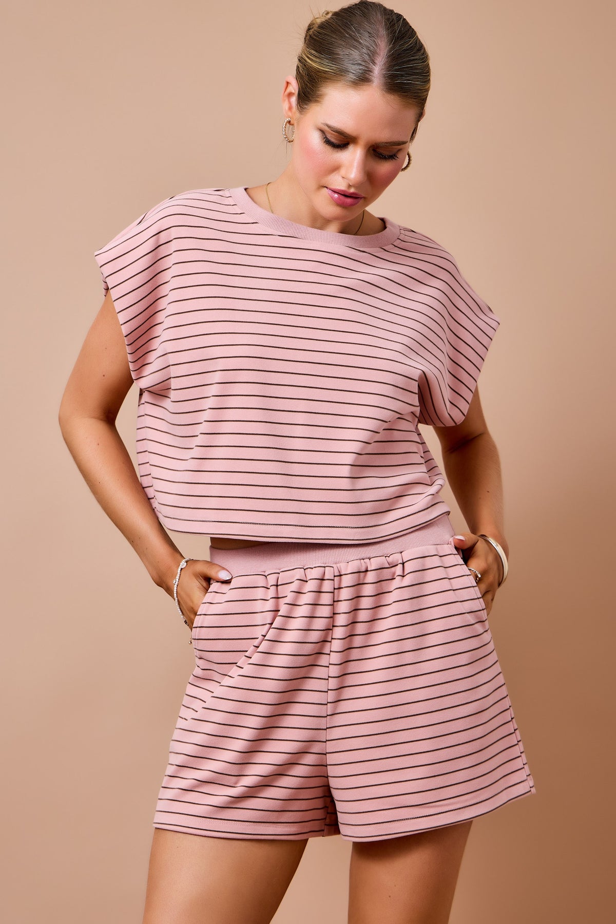 Serene Striped Set