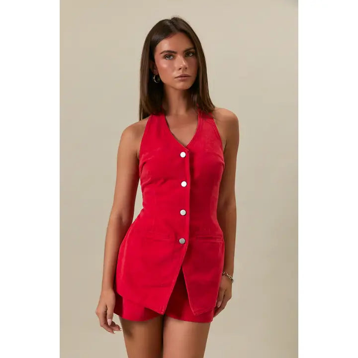 Loren Vest Romper
