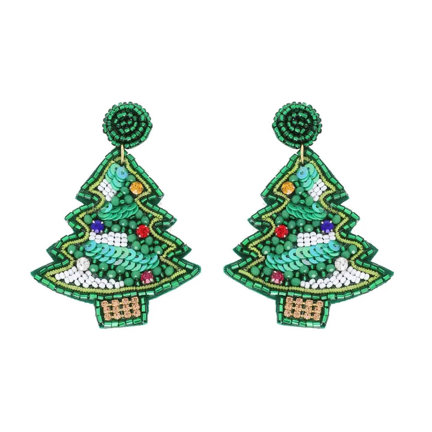 Tinsel Tree Earrings
