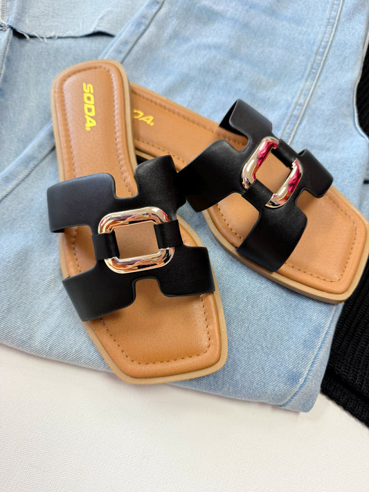 Soda Feng Sandals