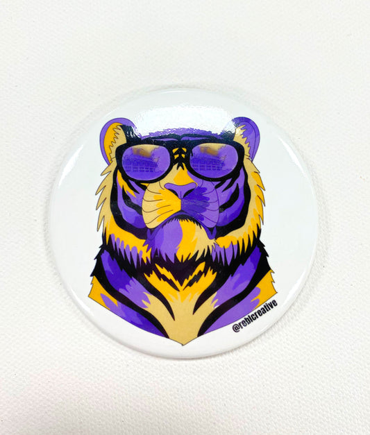 Shady Tiger Button