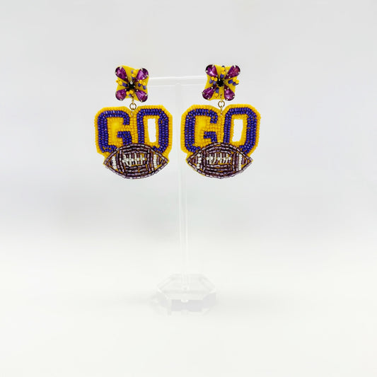 Geaux for Gameday Earrings