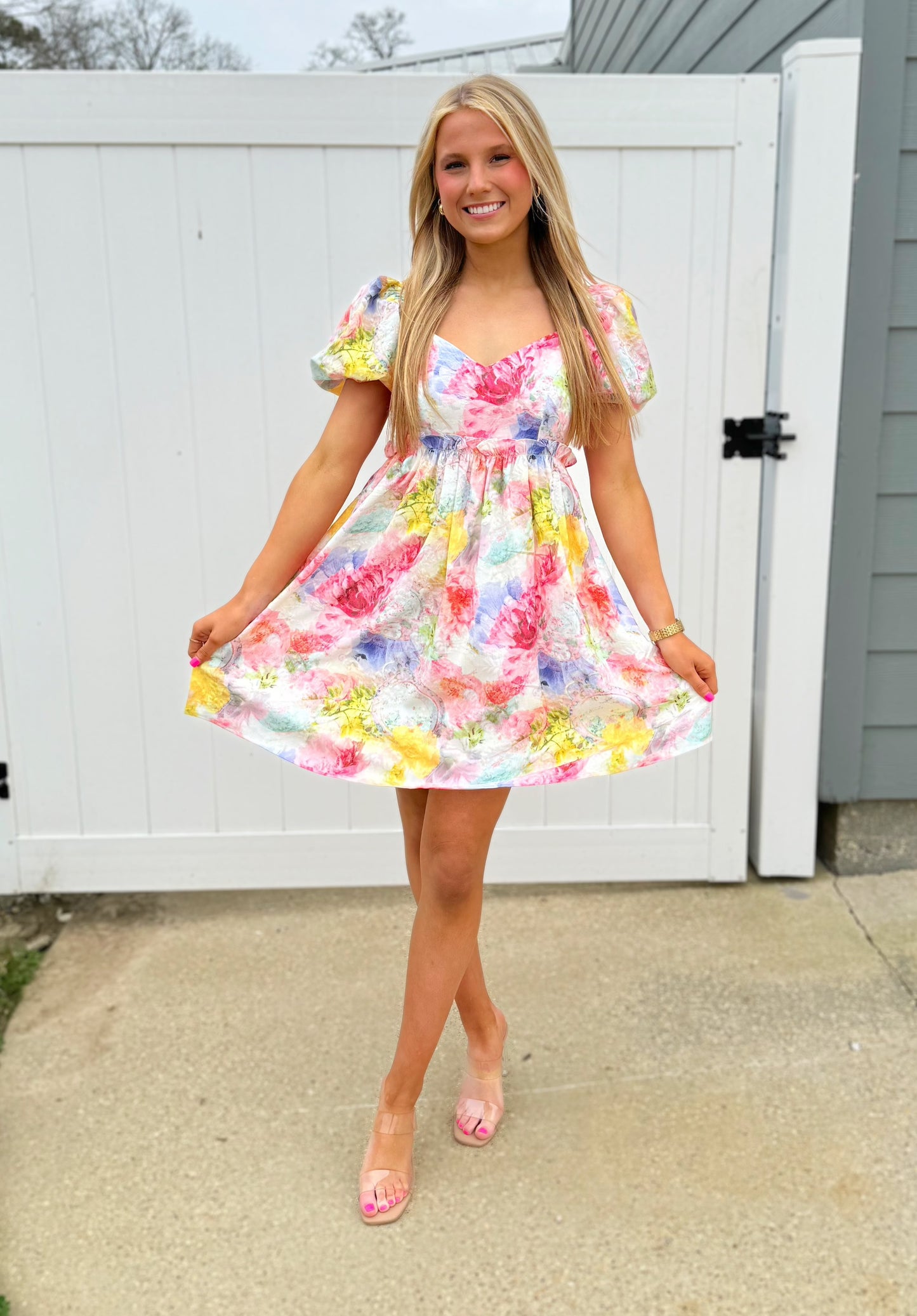 Multi Floral Dress