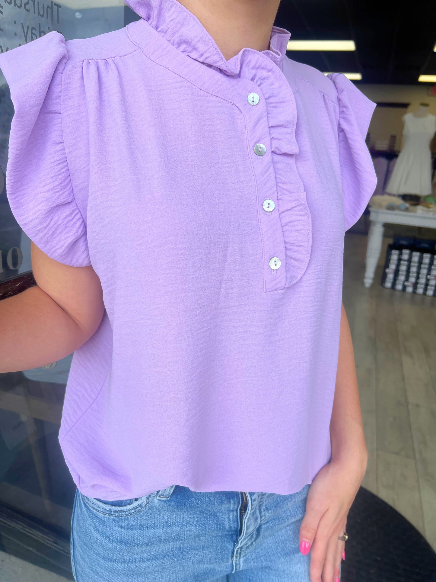 Spring Ruffled Blouse