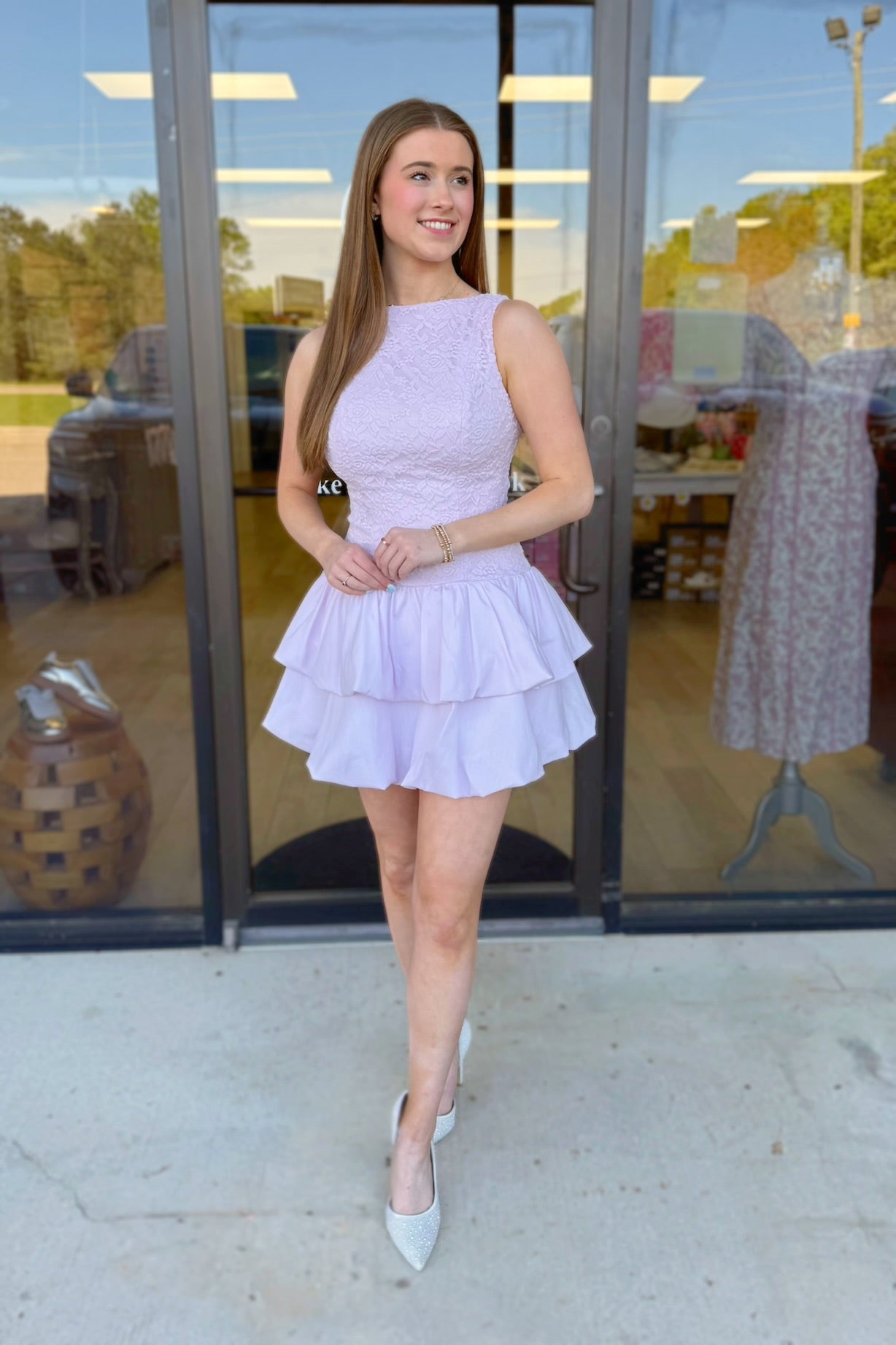 Louisa Lilac Dress