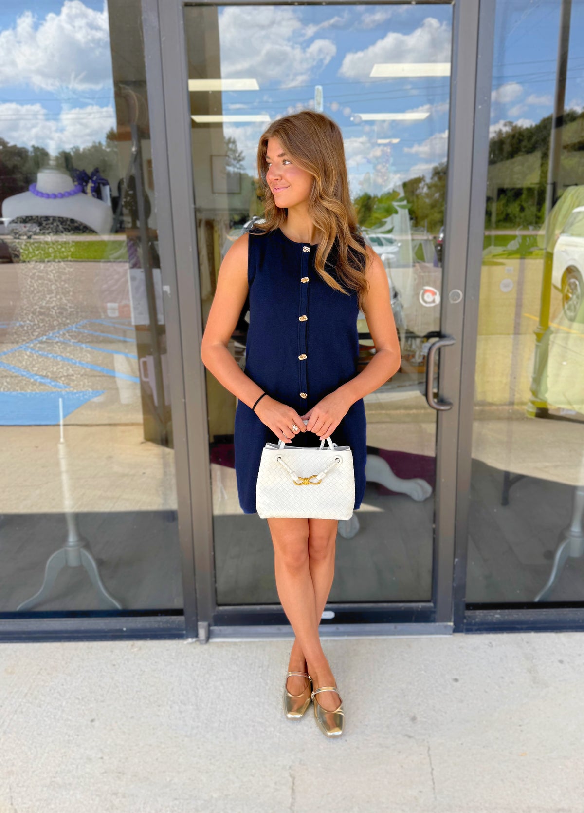Nia Navy Mini Dress