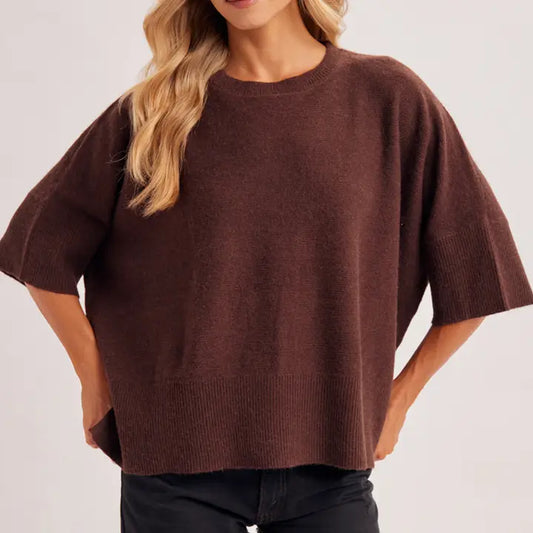 Vera Drop-Shoulder Top