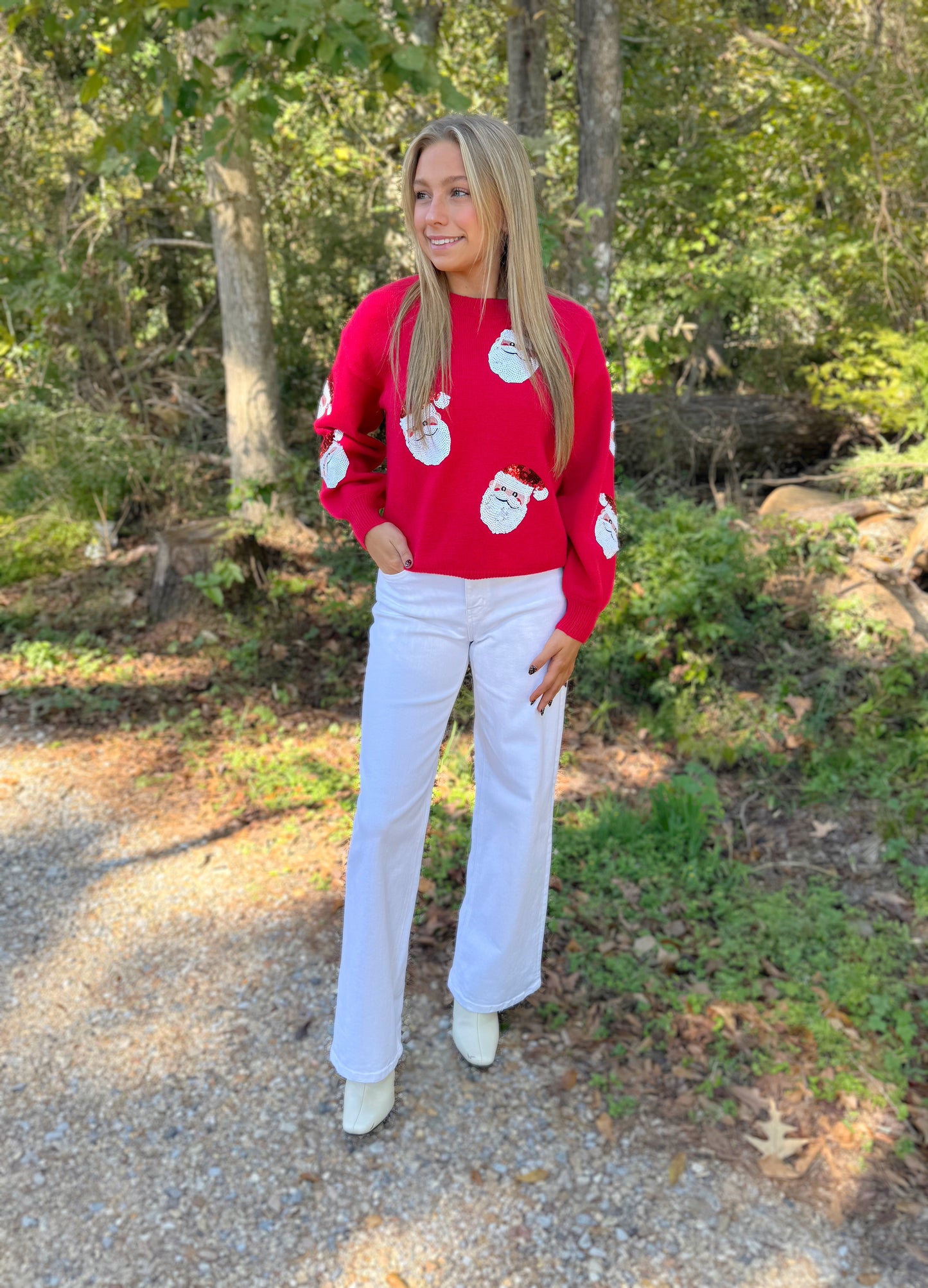 Festive Santa Sweater