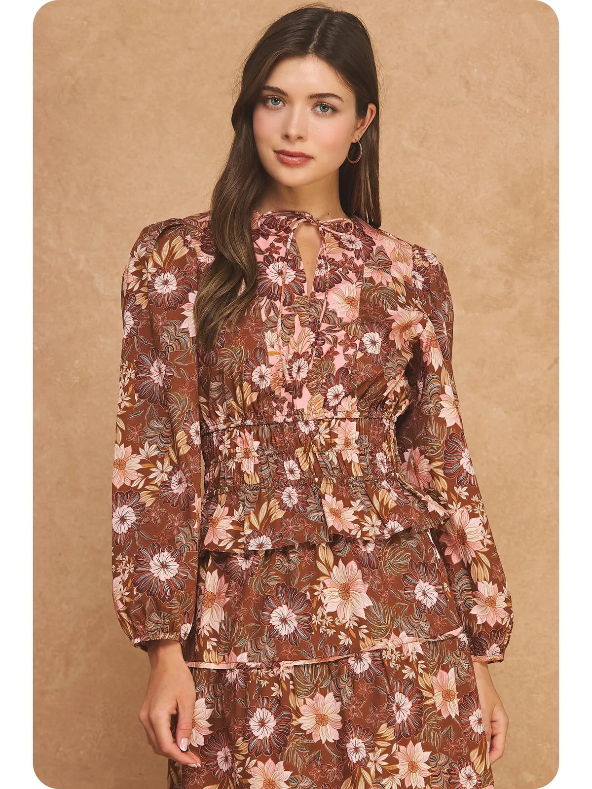 Peplum Flora Blouse