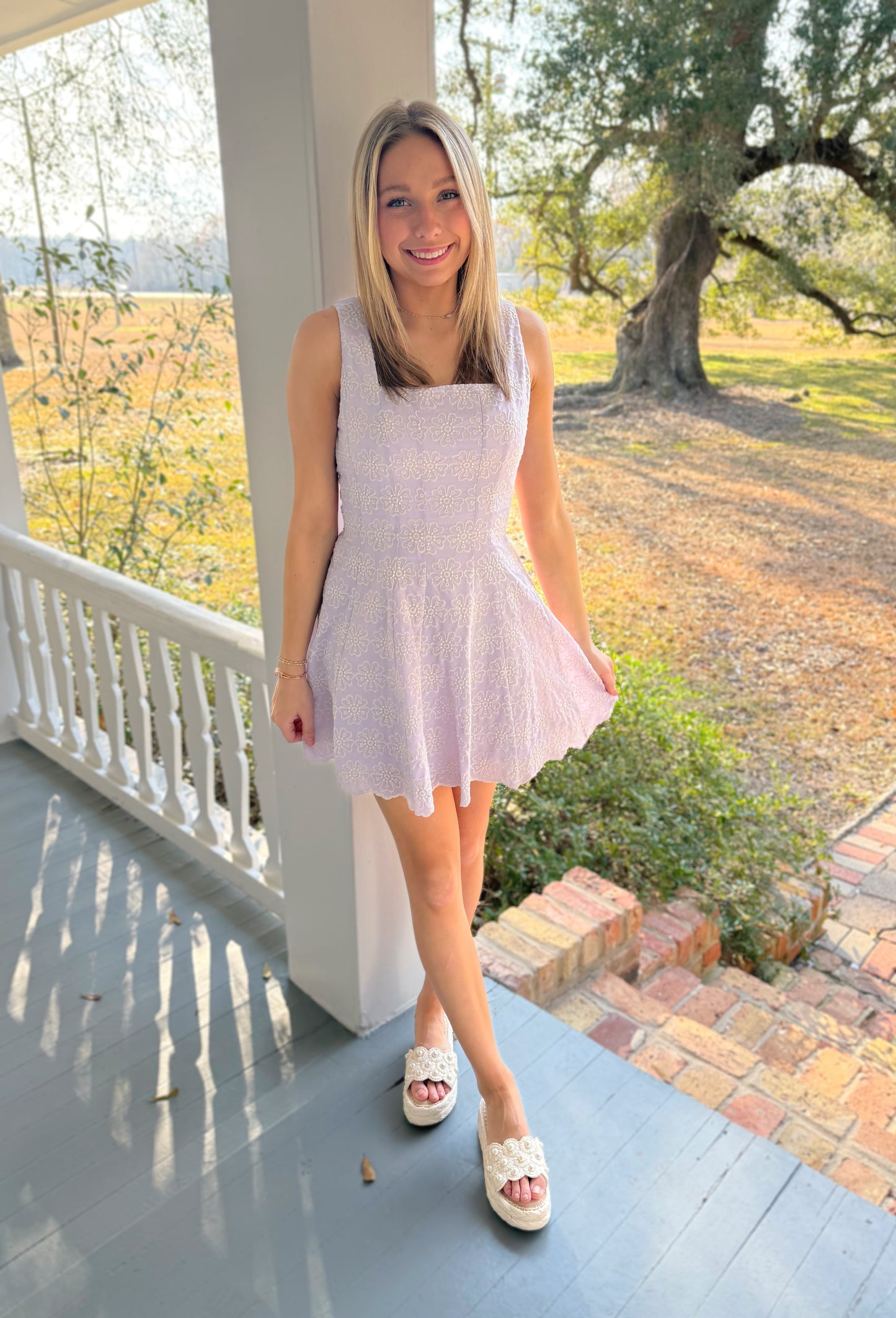 Enchanting in Lavender Dress