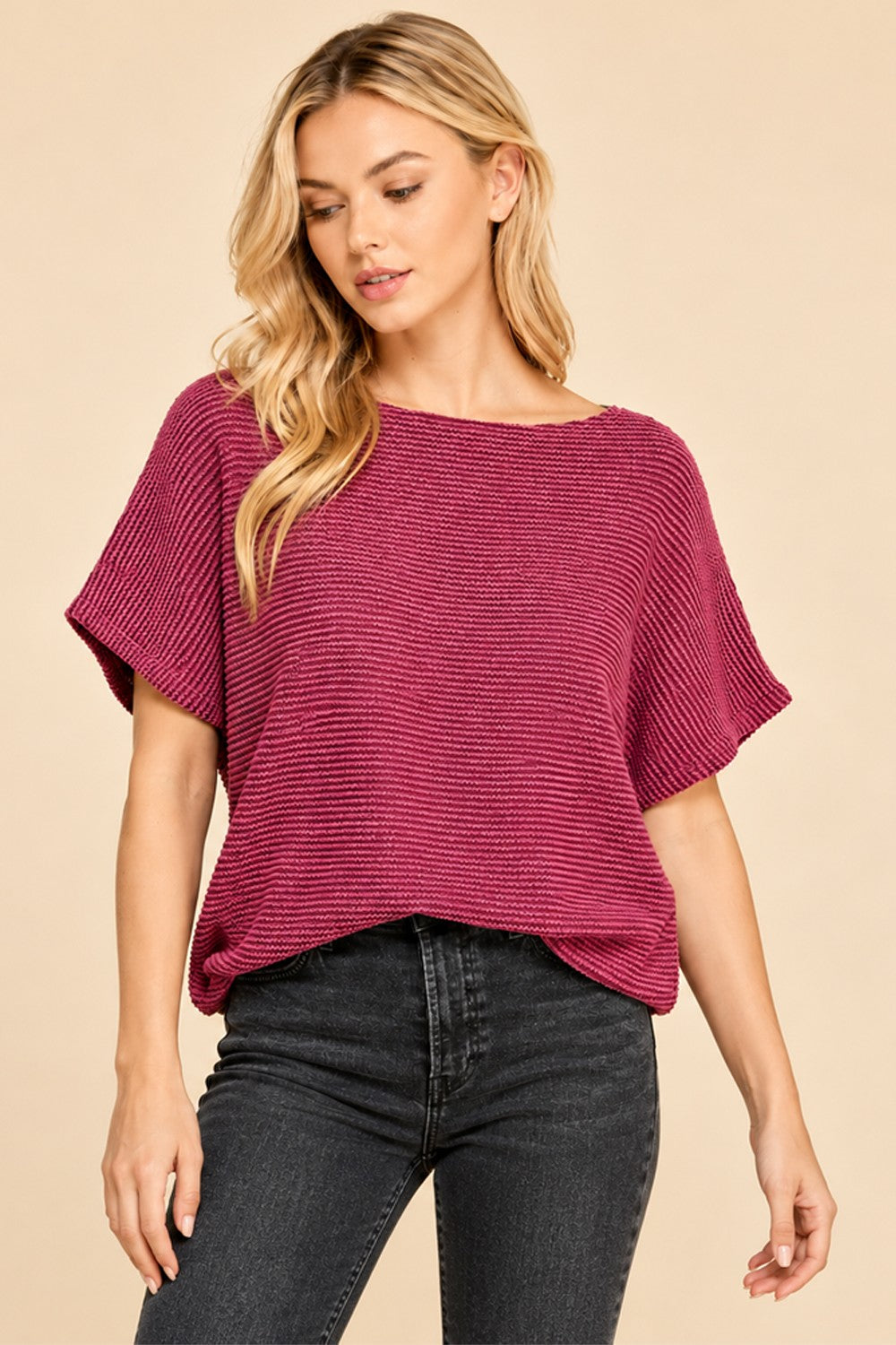 Cora Ribbed Top