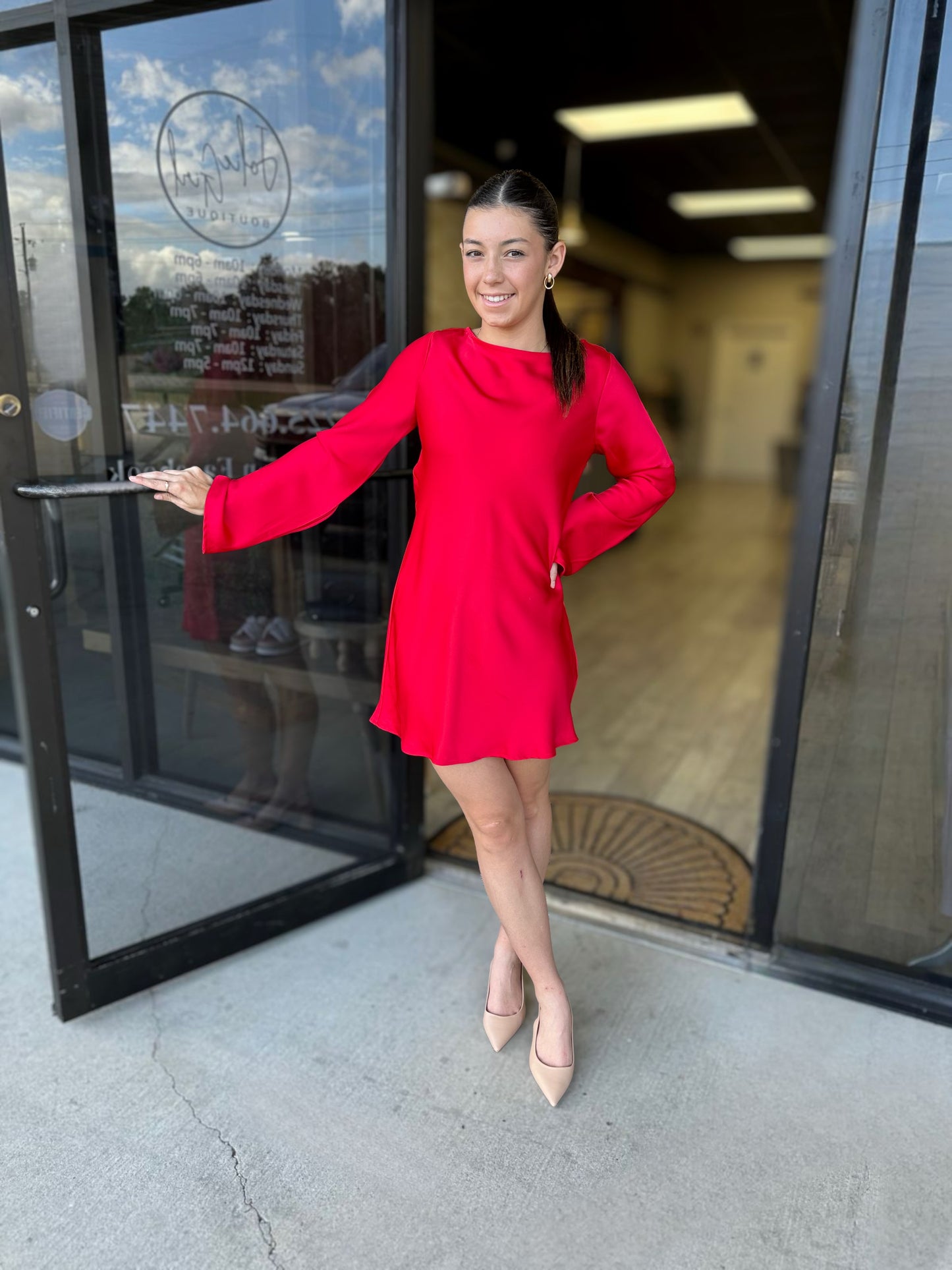 SMALL - Little Red Dress