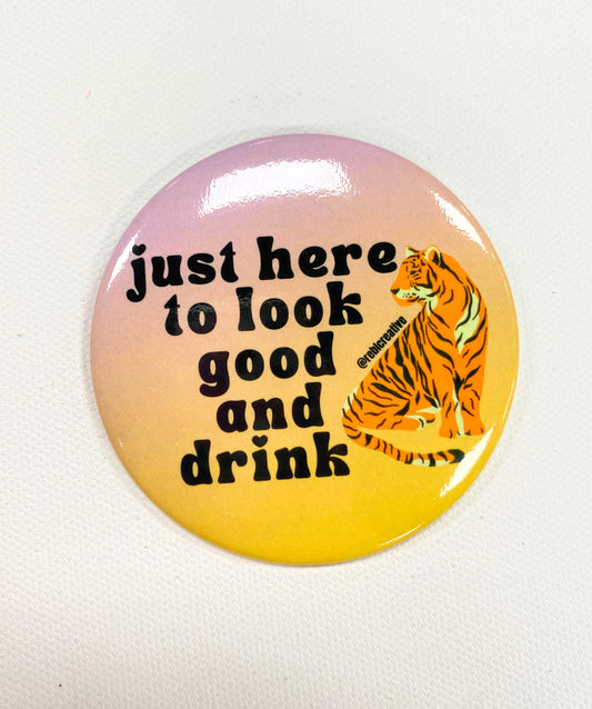 Purple & Gold Drink Button