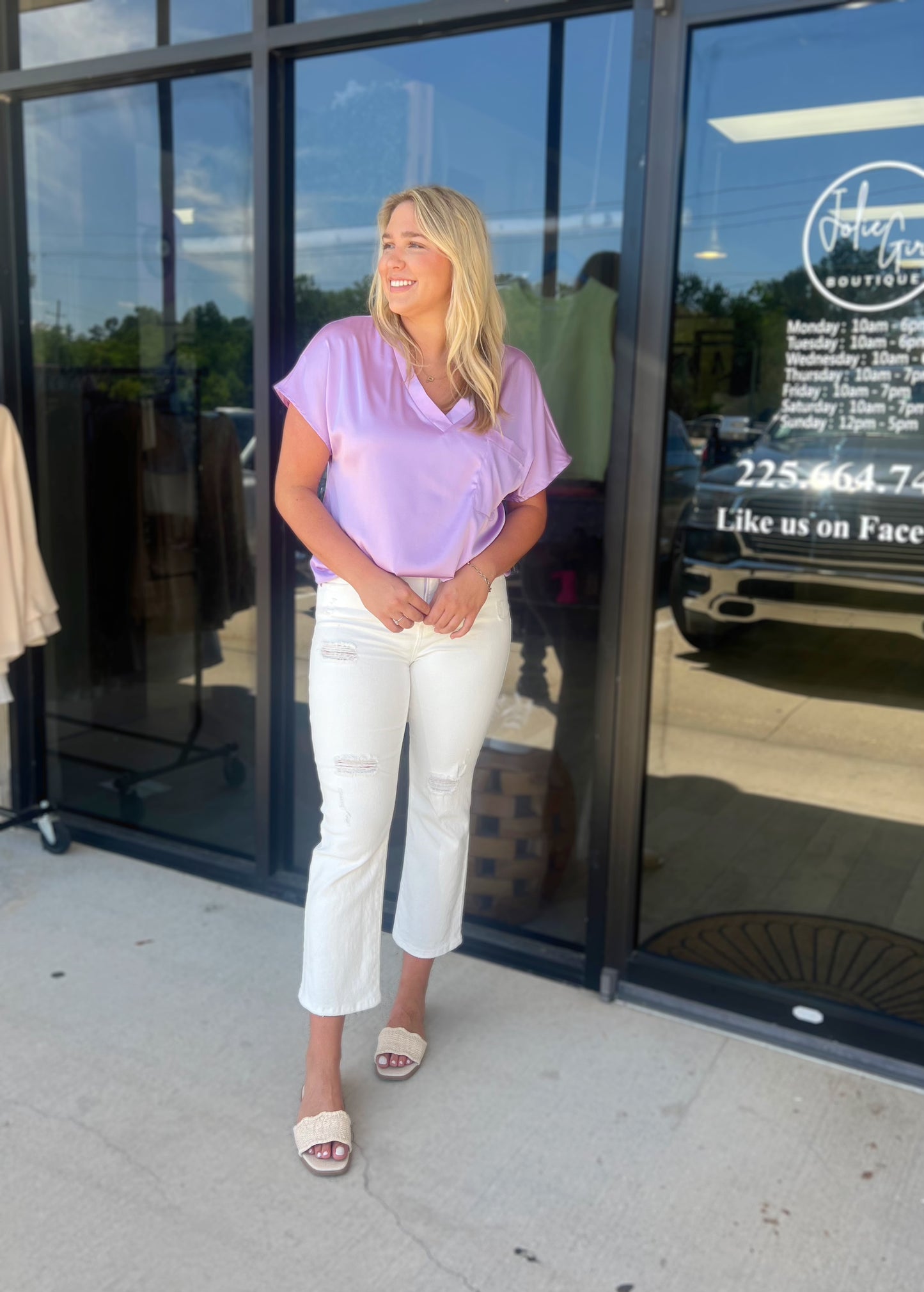 Lovely Lavender Blouse