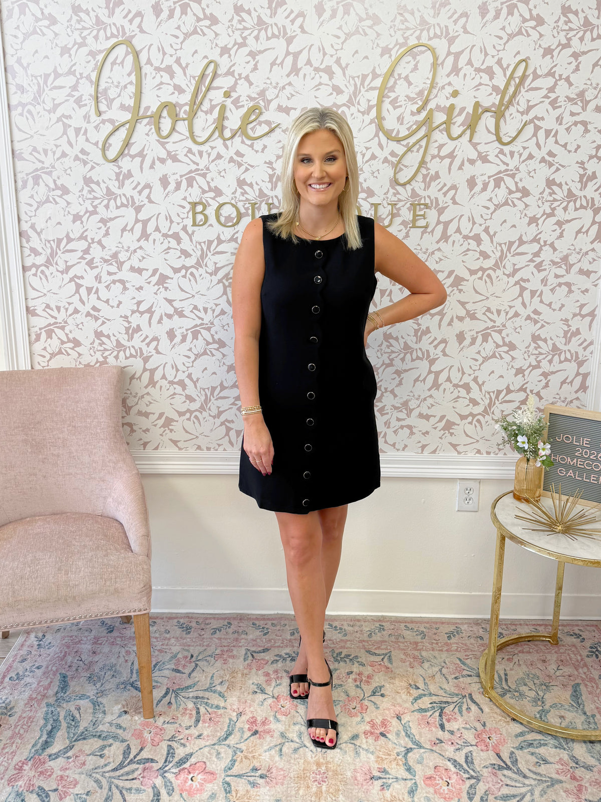 Stephanie Scalloped Dress