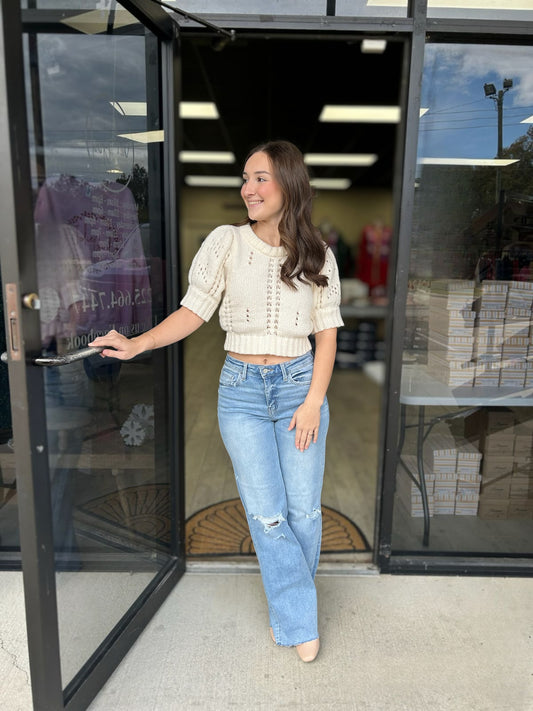 Snow White Sweater Top