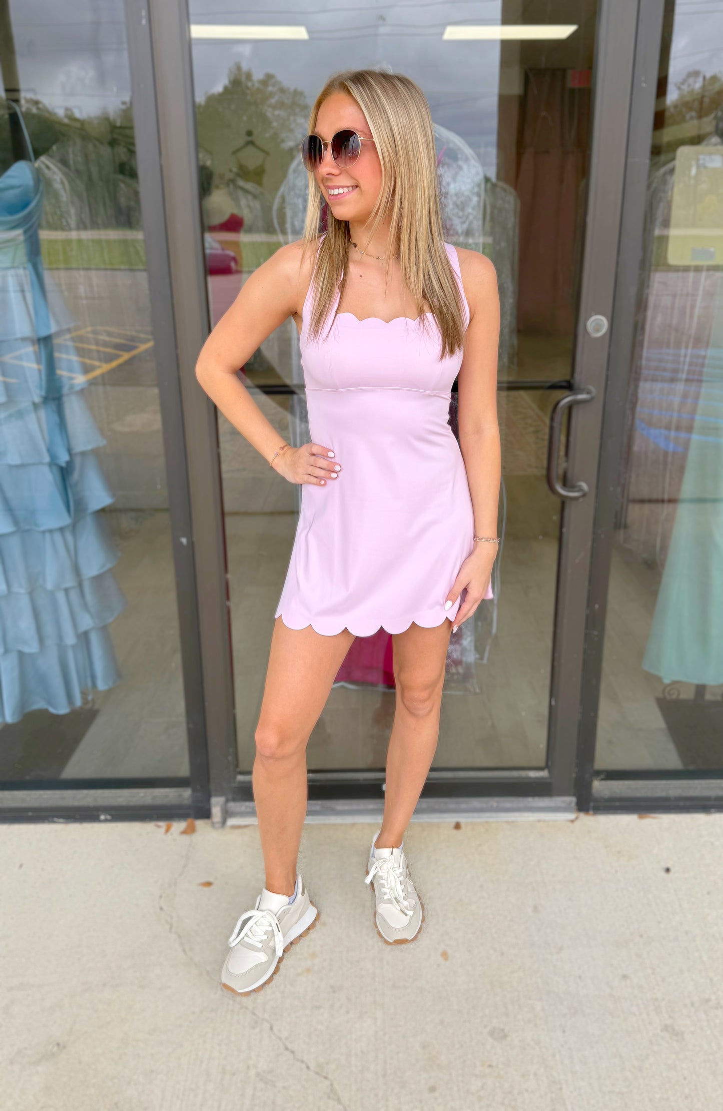 Margot Scalloped Dress