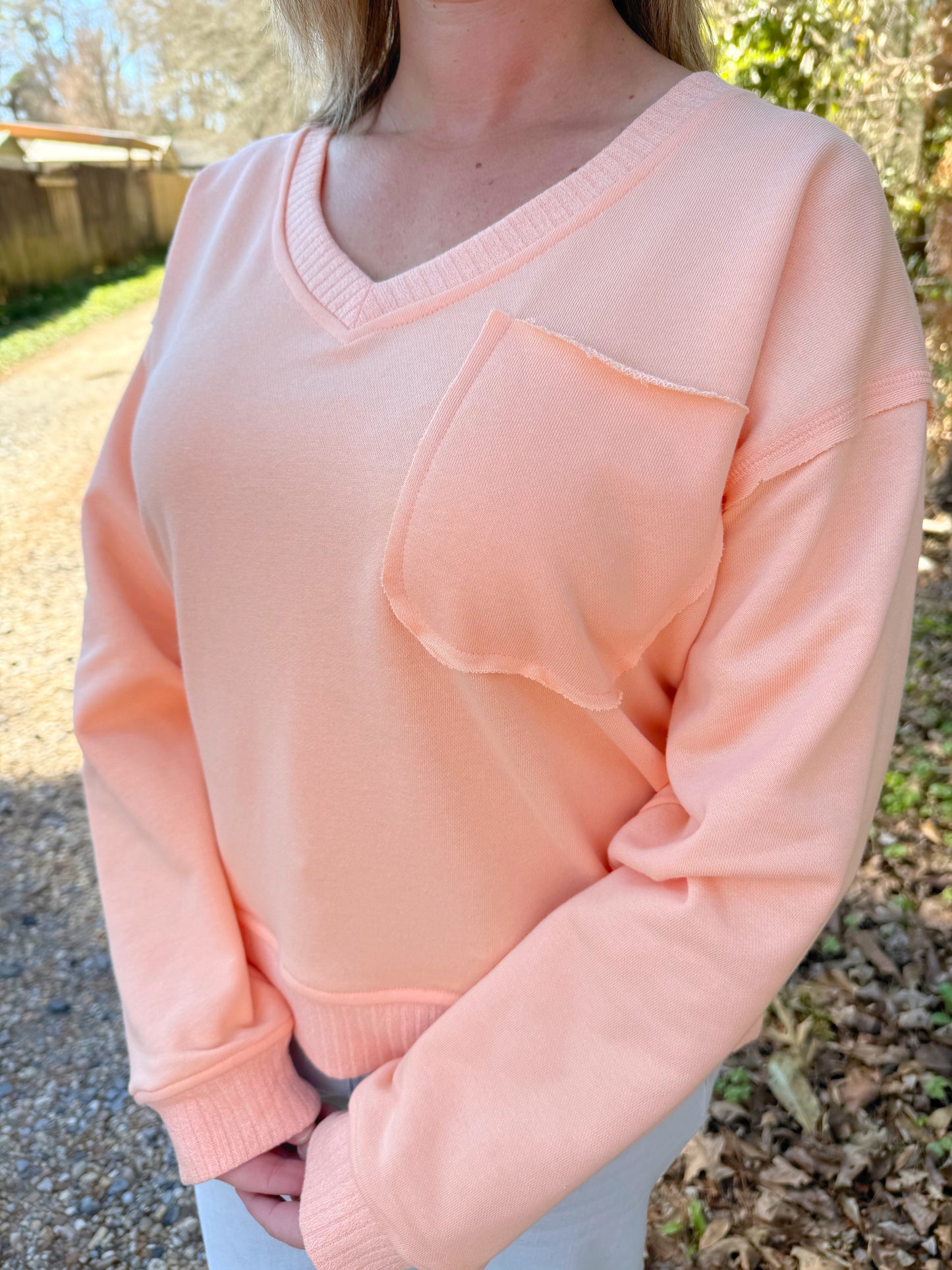 Amazingly Apricot Sweater