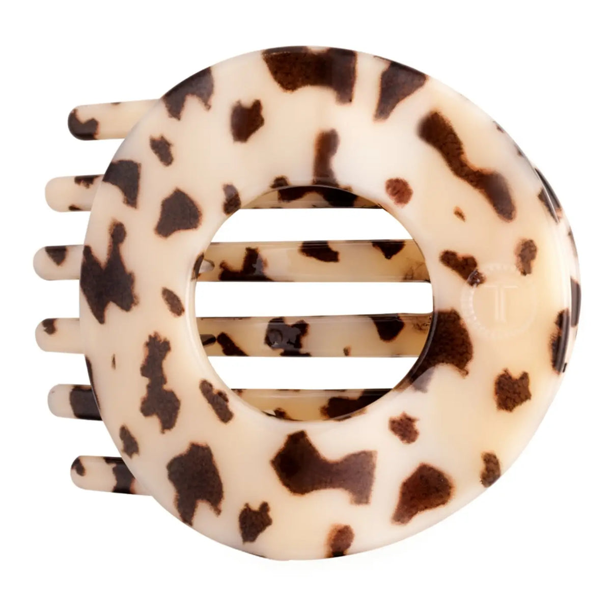 Blonde Tortoise Round Clip