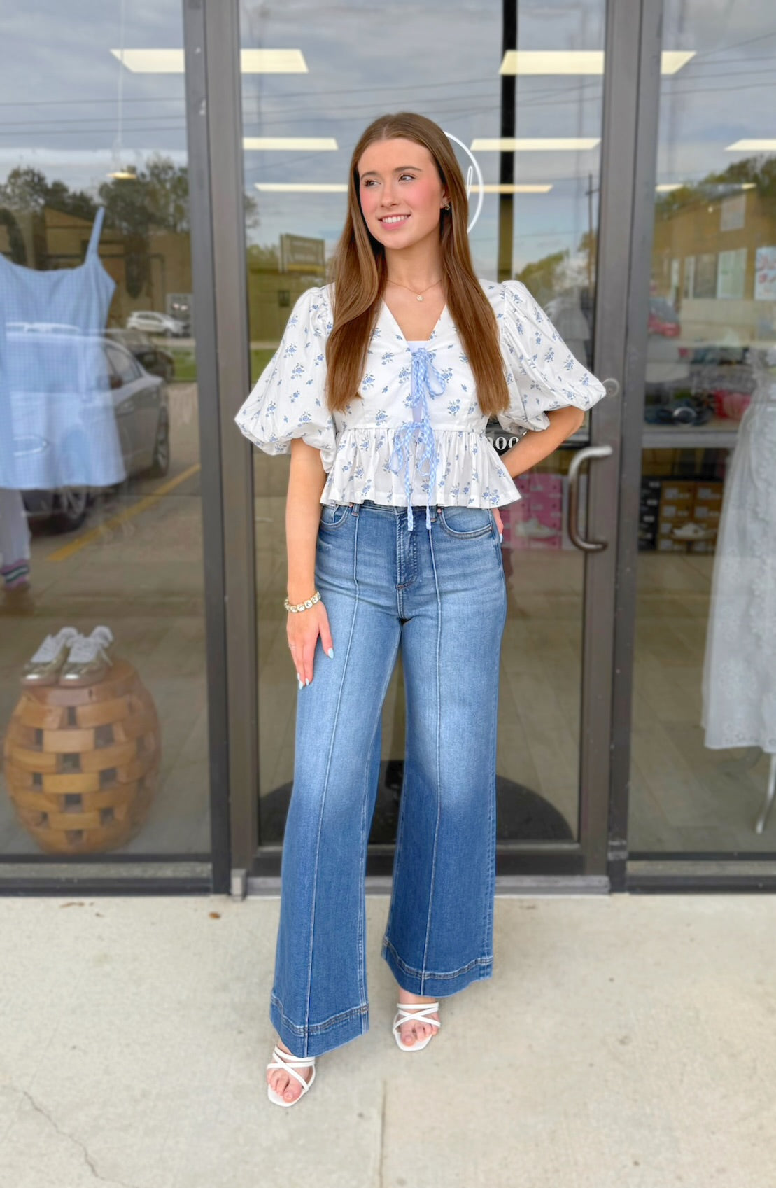 Clara Peplum Top