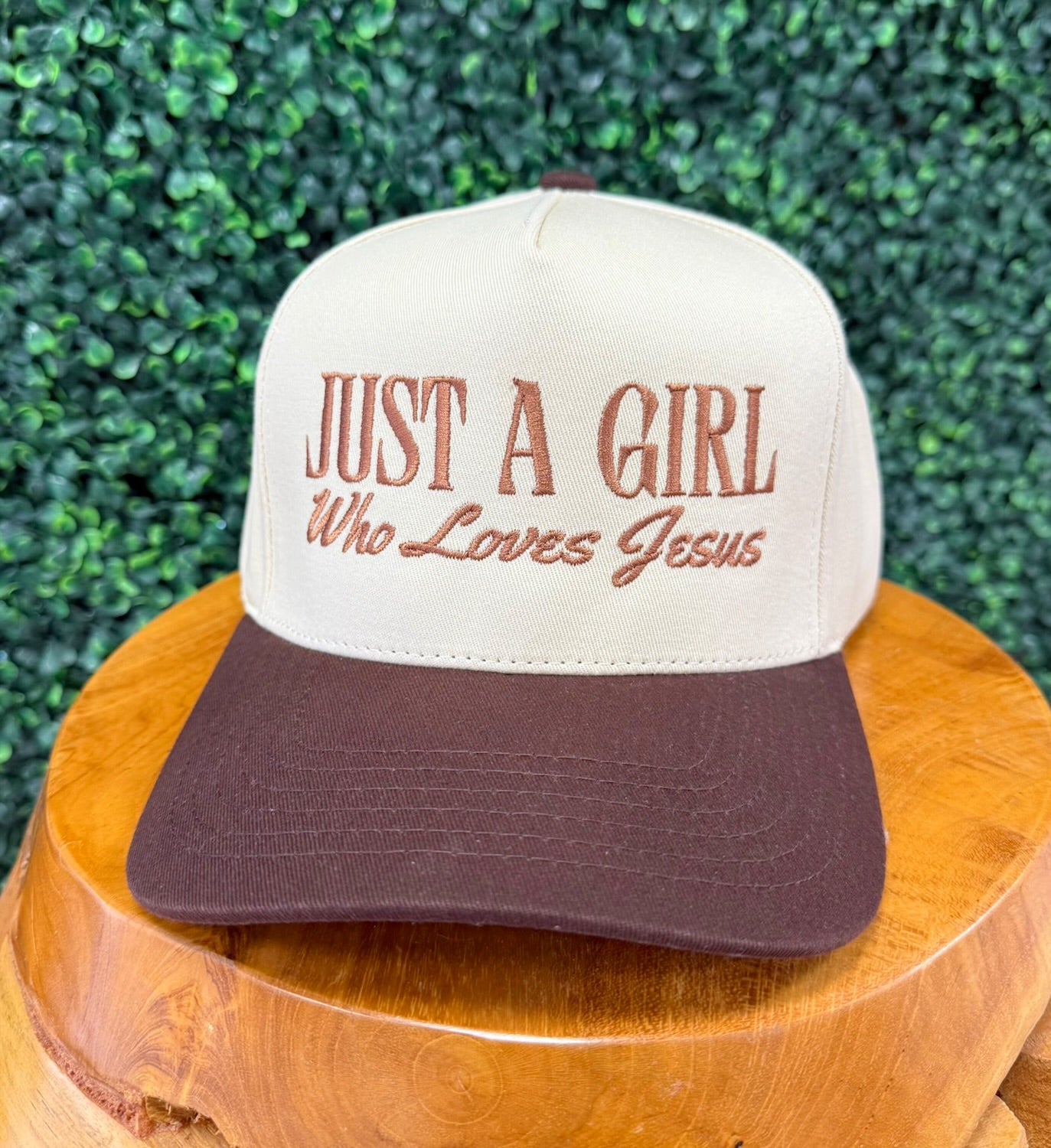Just a Girl Who Loves Jesus Trucker Hat