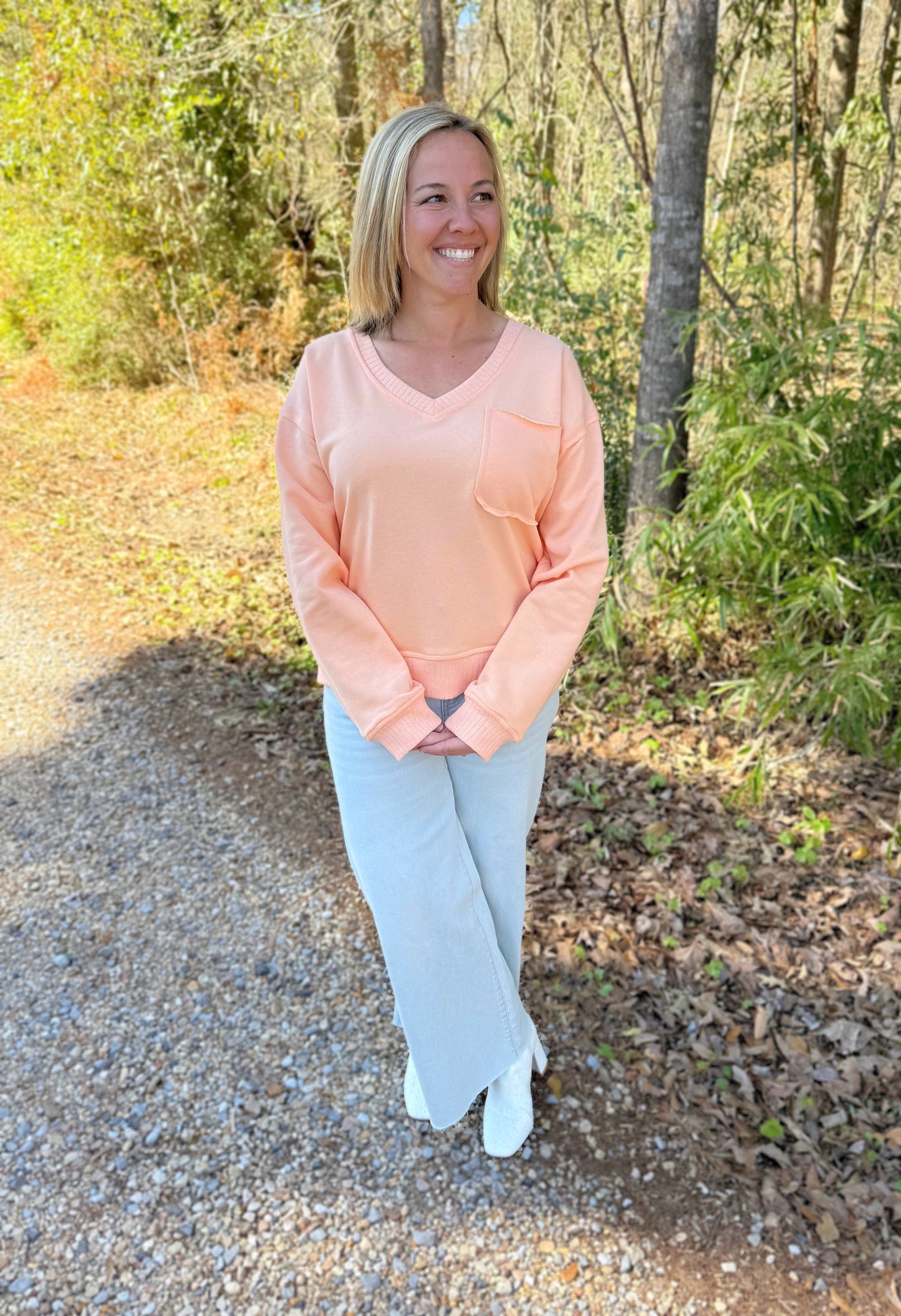 Amazingly Apricot Sweater