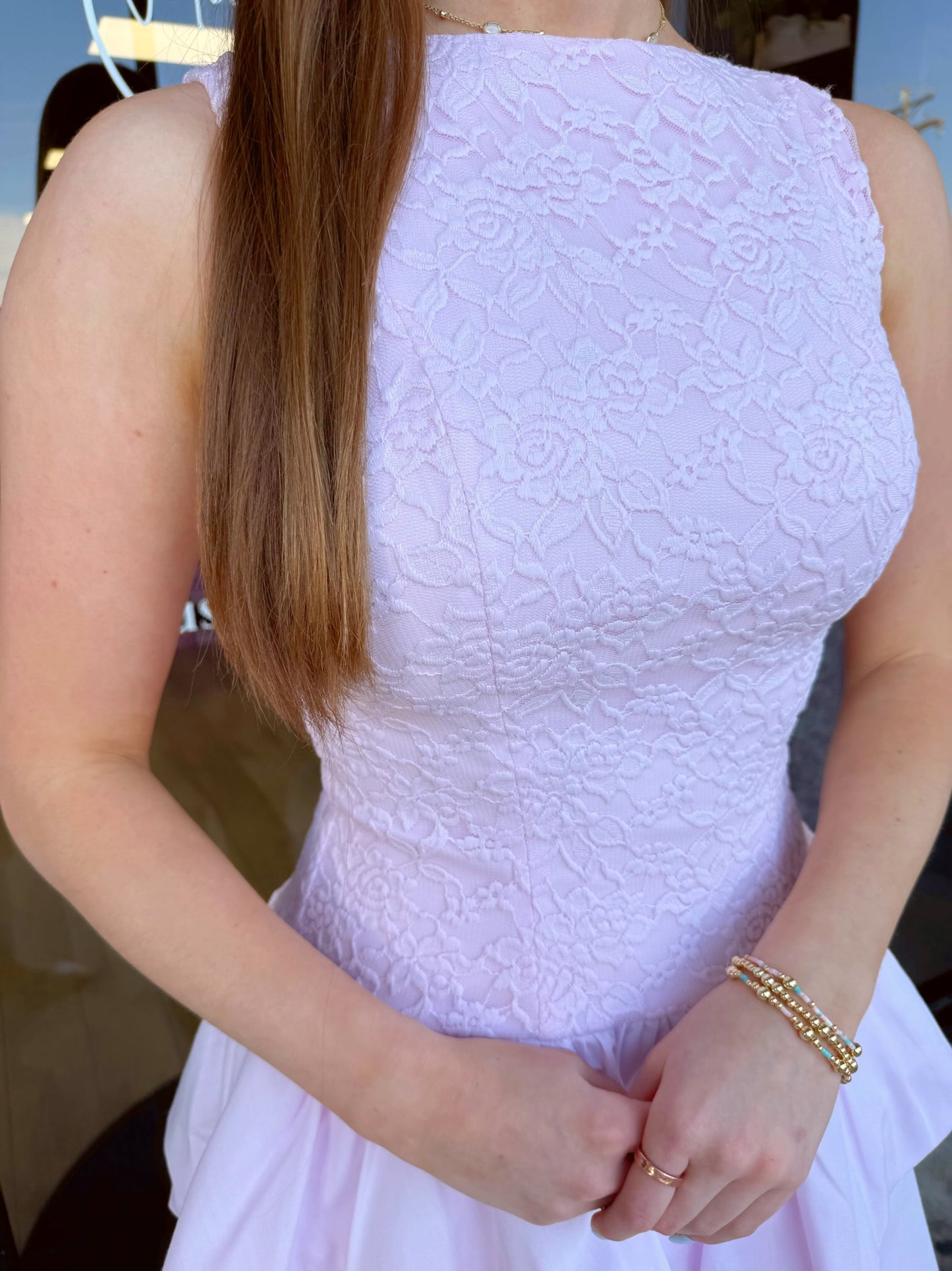 Louisa Lilac Dress