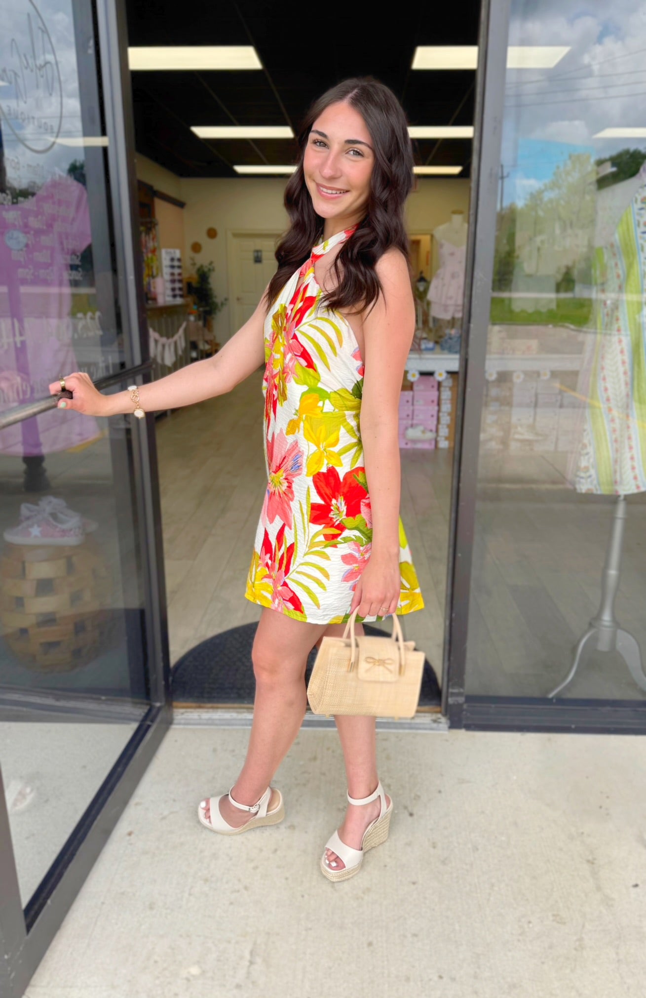 Cora Halter Mini Dress