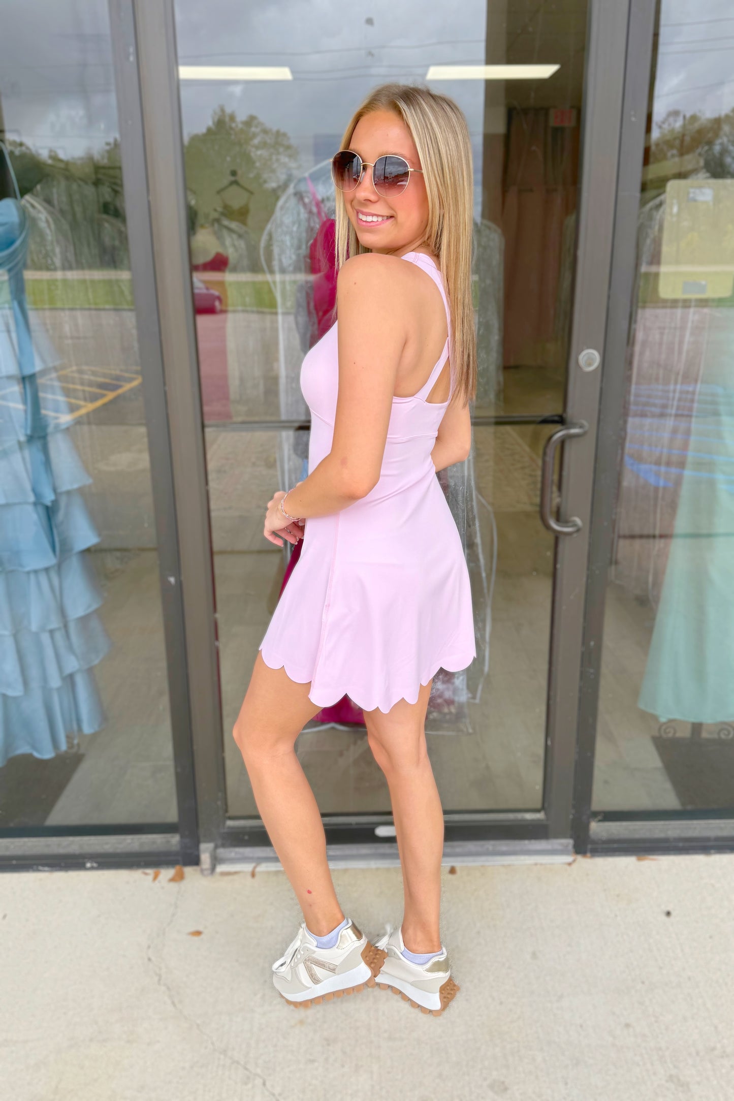 Margot Scalloped Dress