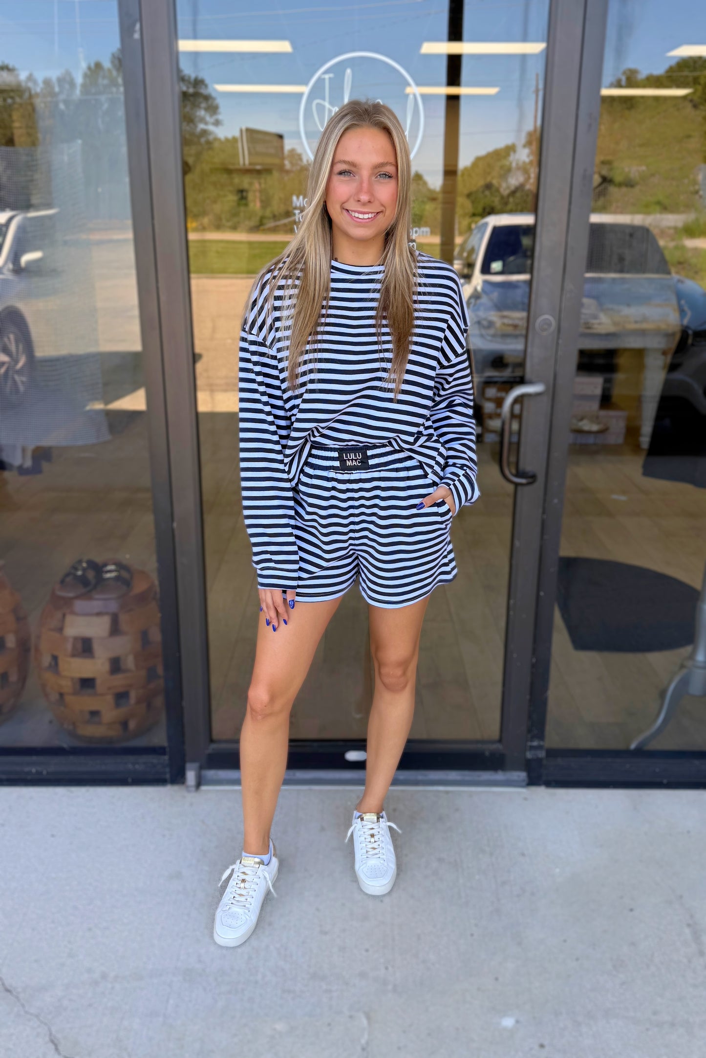 LARGE - LULU MAC Striped Set