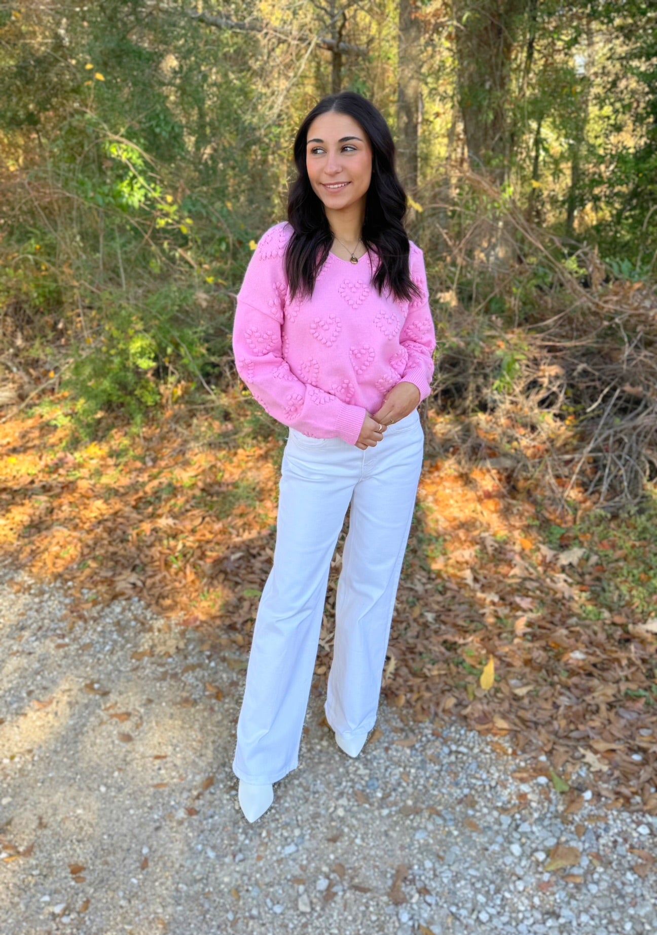 Hearts of Pom Sweater